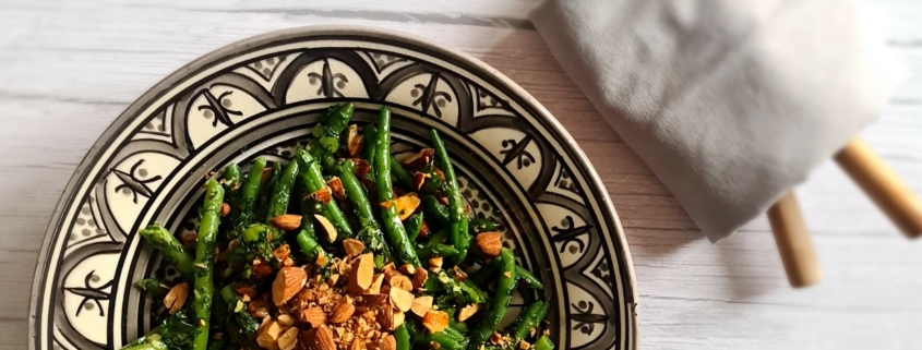 haricots verts and almond salad