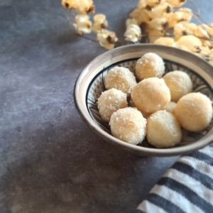 raw coconut balls